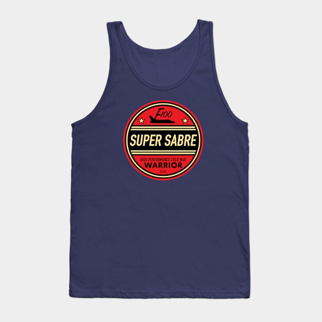 F-100 Super Sabre Tank Top by Firemission45